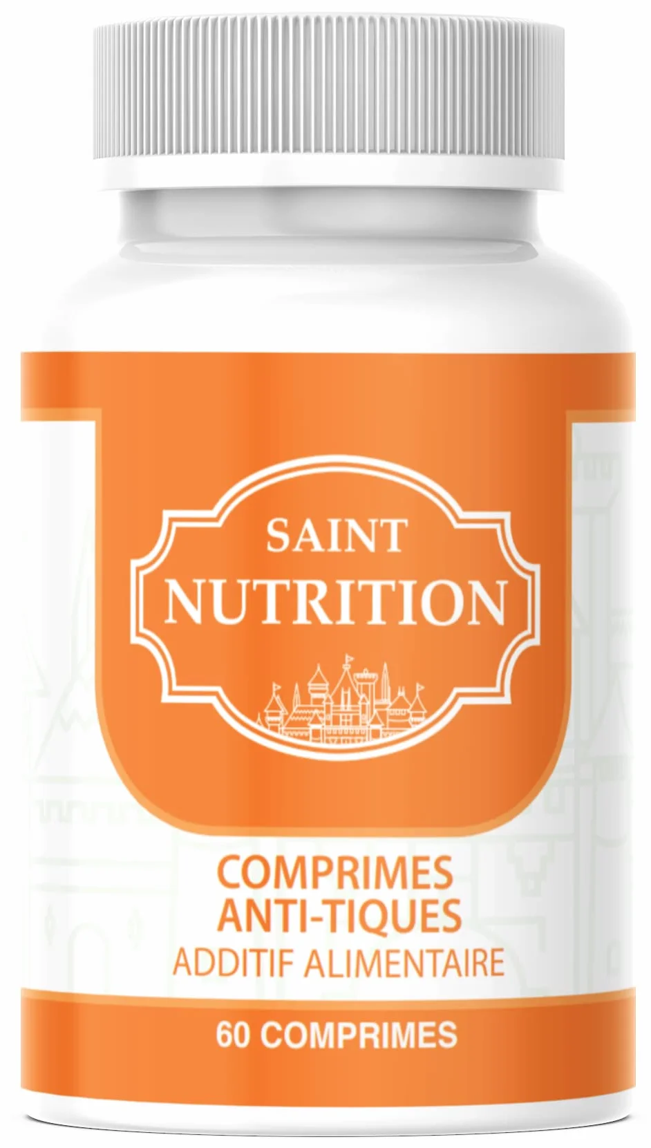 Saint Nutrition Anti-Tique Comprimés pour Chien et Chat - Traitement Naturelle Contre Tiques, Effet Immédiat, 60 Comprimés