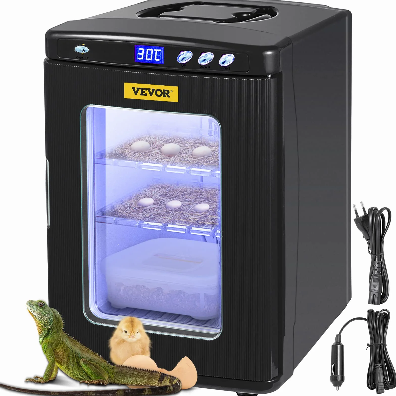 Incubateur 25L Automatique 5°-60°C pour Reptiles Amphibiens