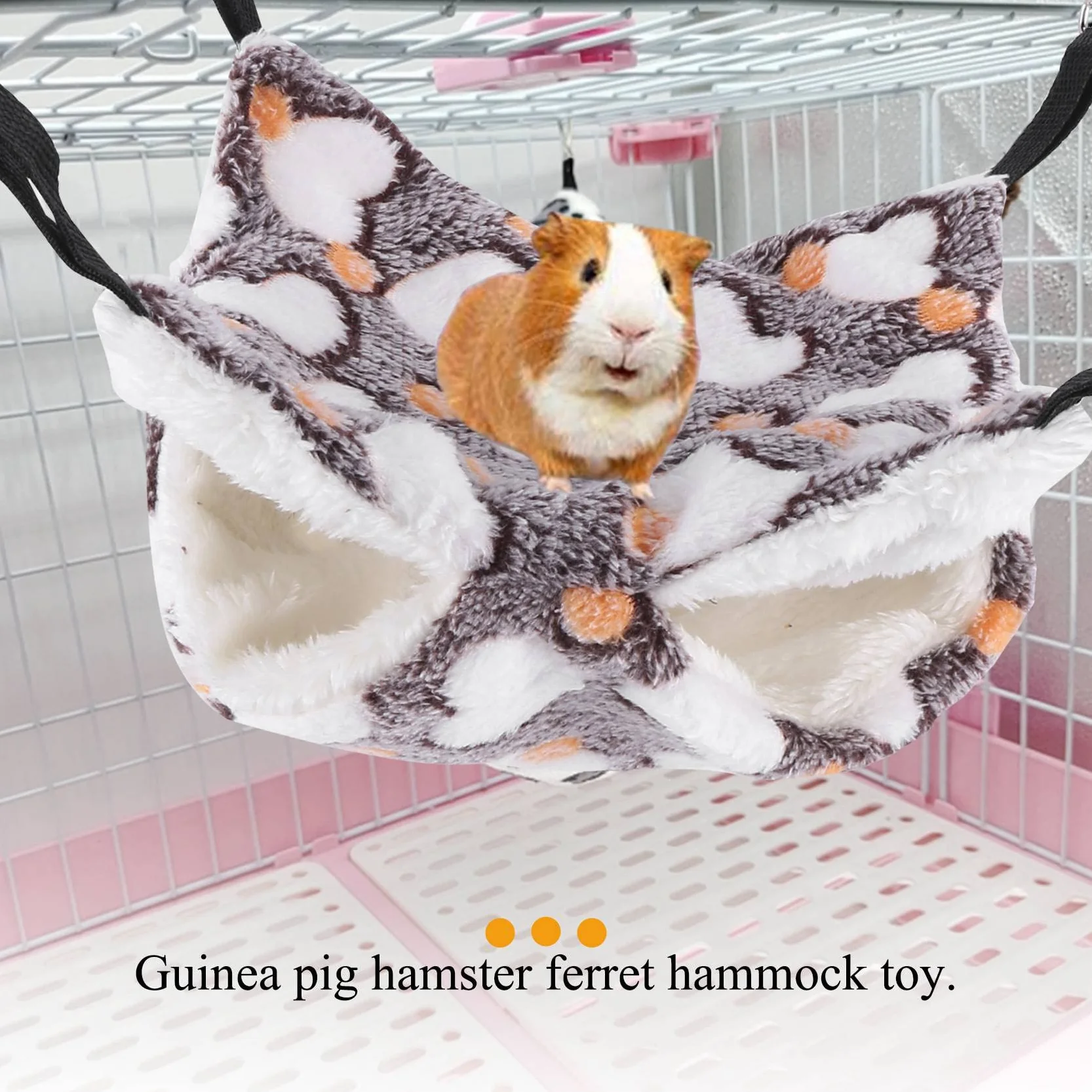 2 PièCes Cochon D' Rat Hamac Cochon D' Hamster Furet Hamac Suspendu Lit pour Petits Animaux