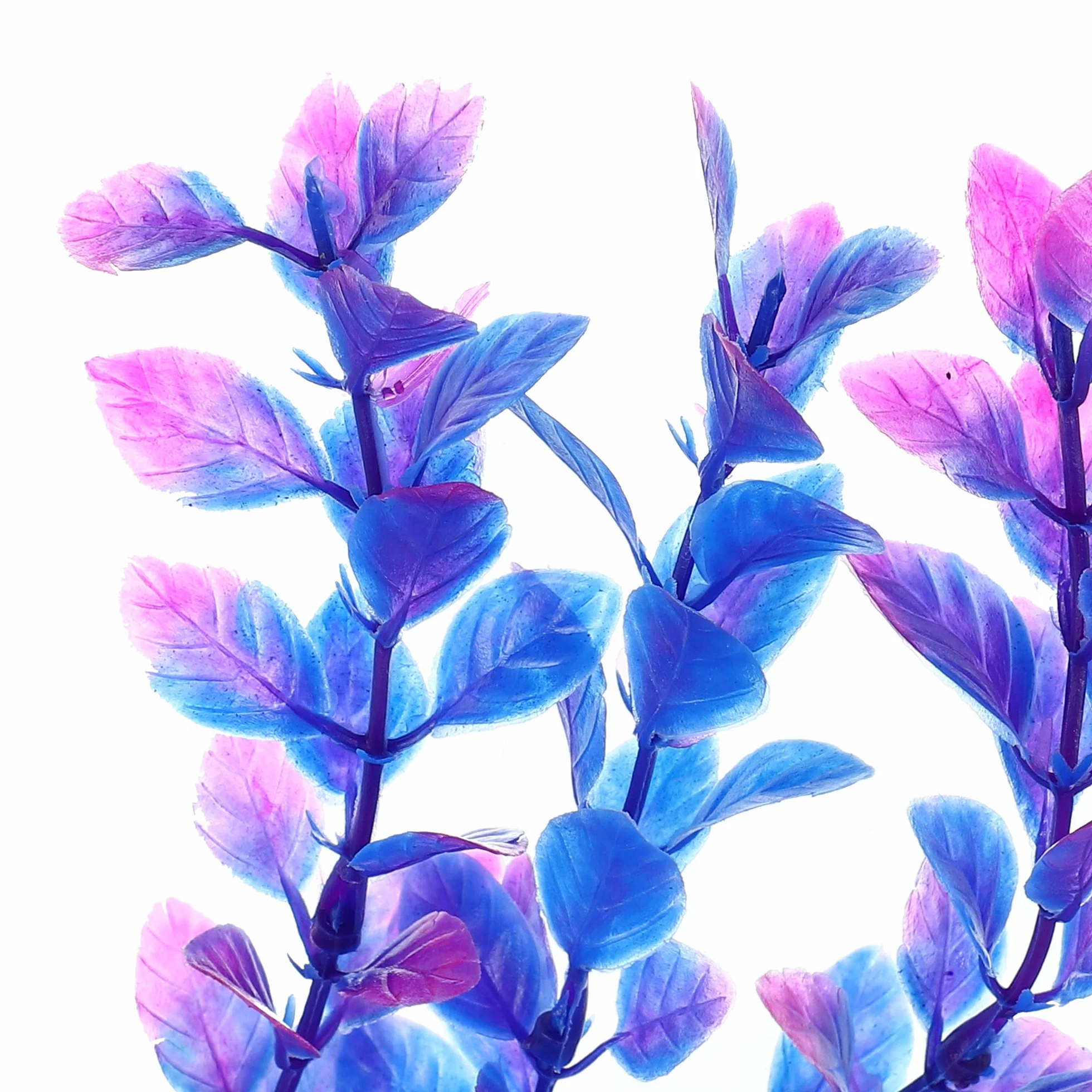 VOCOSTE Aquarium Plastique Plantes Artificiel Aquatique Poisson Réservoir Décoration Violet 3
