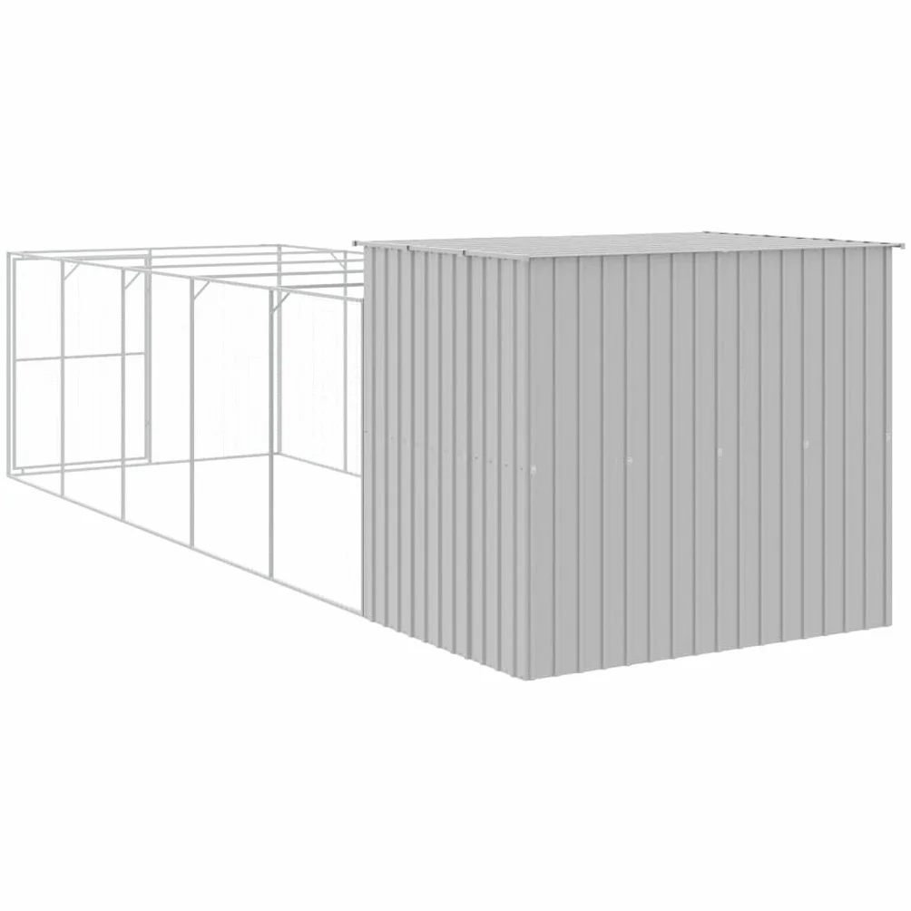 Niche pour chien gris clair 214x661x181 cm