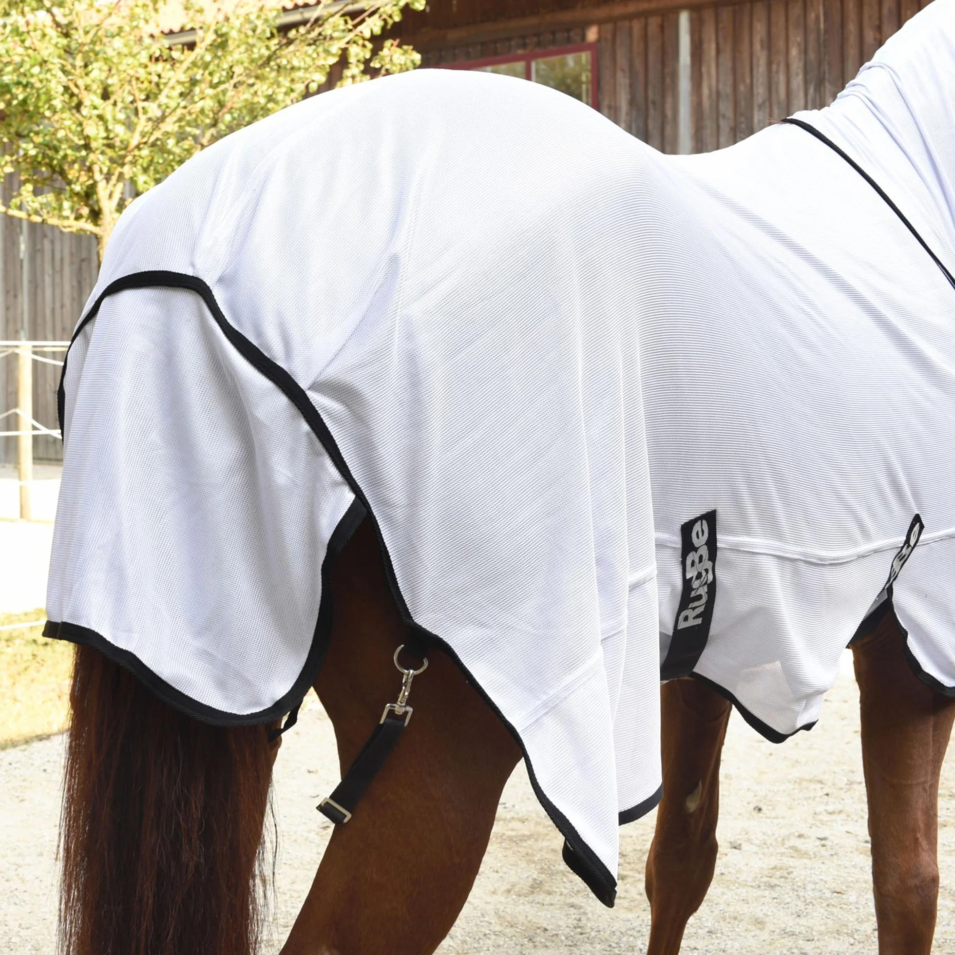 Kerbl Couverture Rugbe Superfly Blanche 145 Cm Cheval Taille M