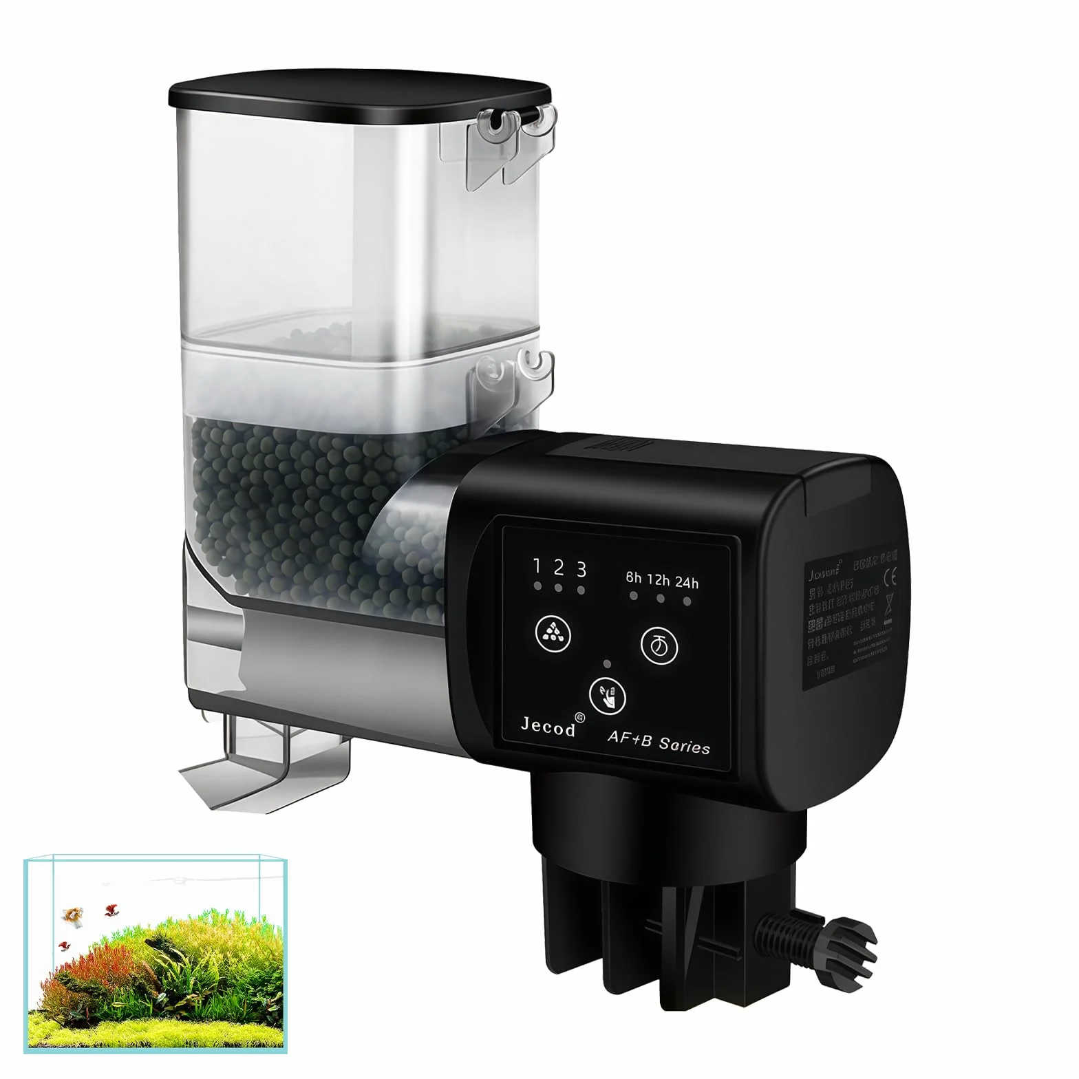 Distributeur automatique de nourriture pour aquarium Sporgo 250 ml réglable