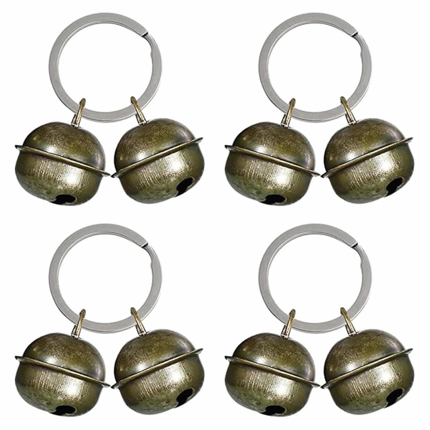 Cloches Extra-Fortes pour Collier Chien Chat - Lot de 4 Clochettes de Traqueur Nœud Papillon Grelots Sonores Localisation Sécurité Animaux