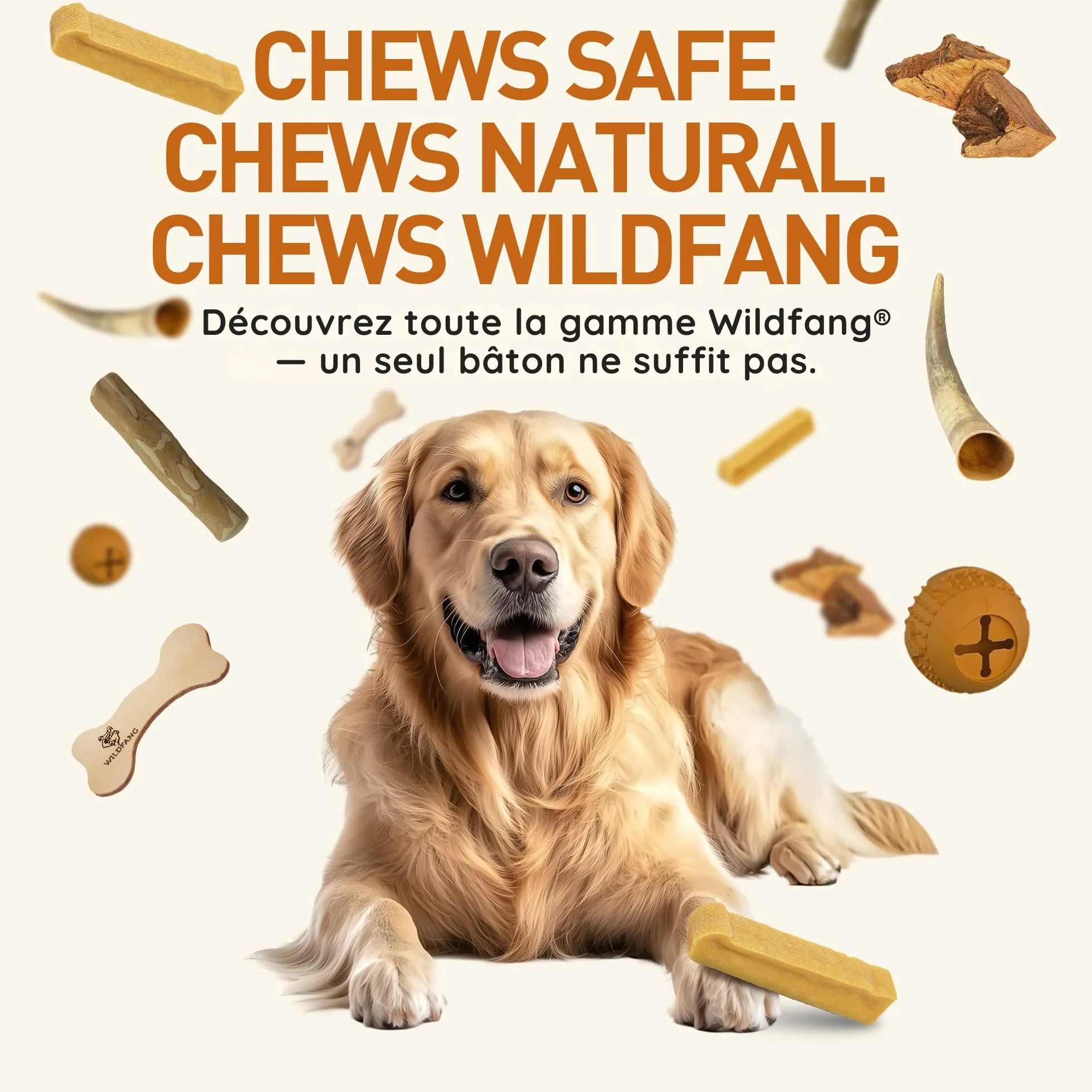 Fromage de Yak Jouet pour Chien à Mâcher M 72g – Bâtonnet Dentaire Dureté Fromage de l'Himalaya Churpi Friandise d'Éducation
