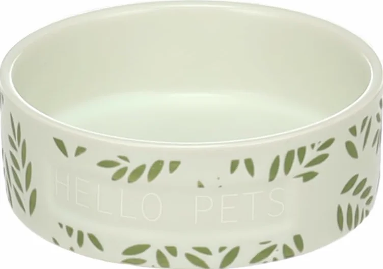 Gamelle Leafs Rond Vert pour Hamster 8,5x3cm 100ml Antidérapante Facile à Nettoyer