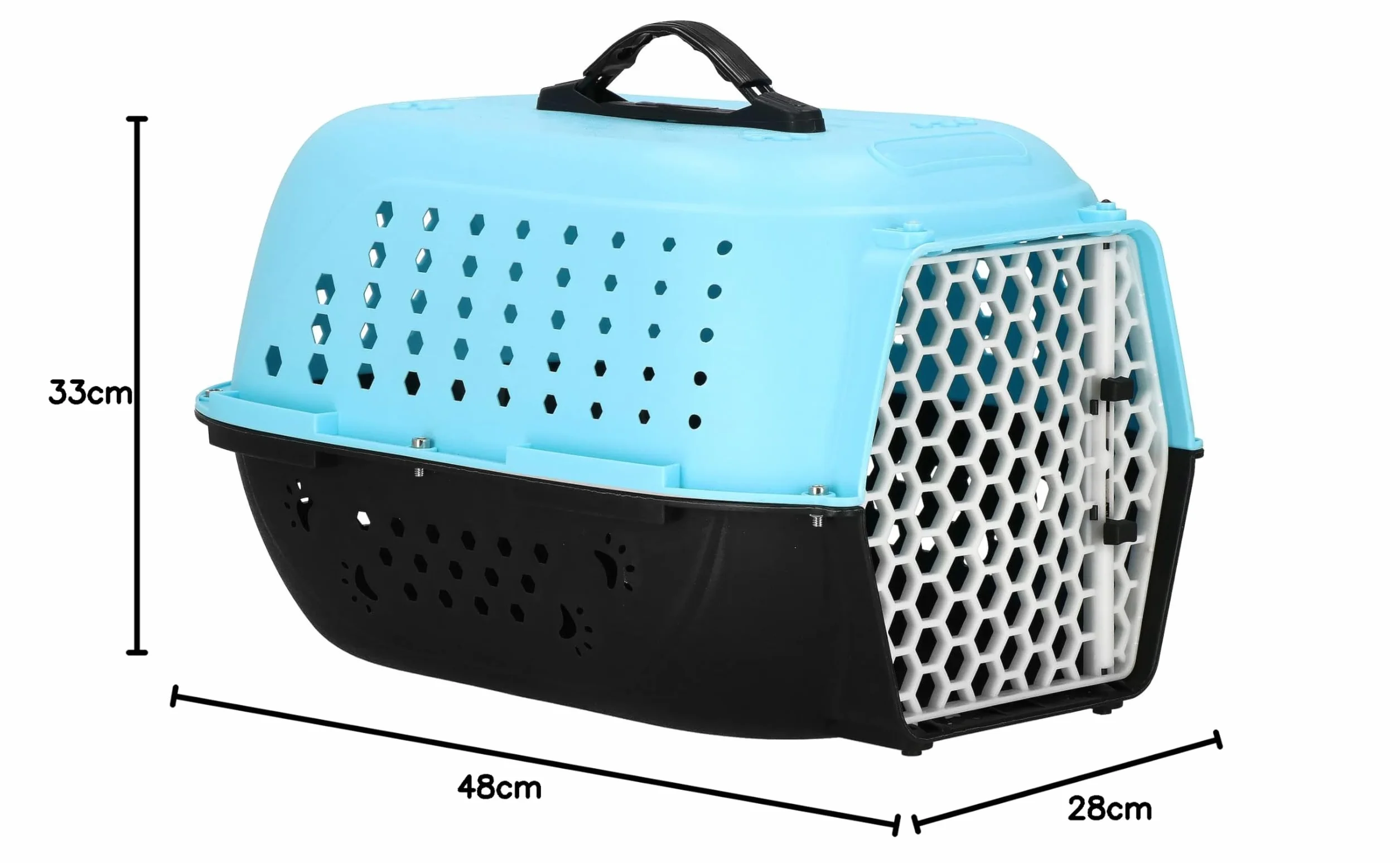 SPRINGOS Boîte de transport pour chien 48 x 28 x 33 cm Plastique rigide