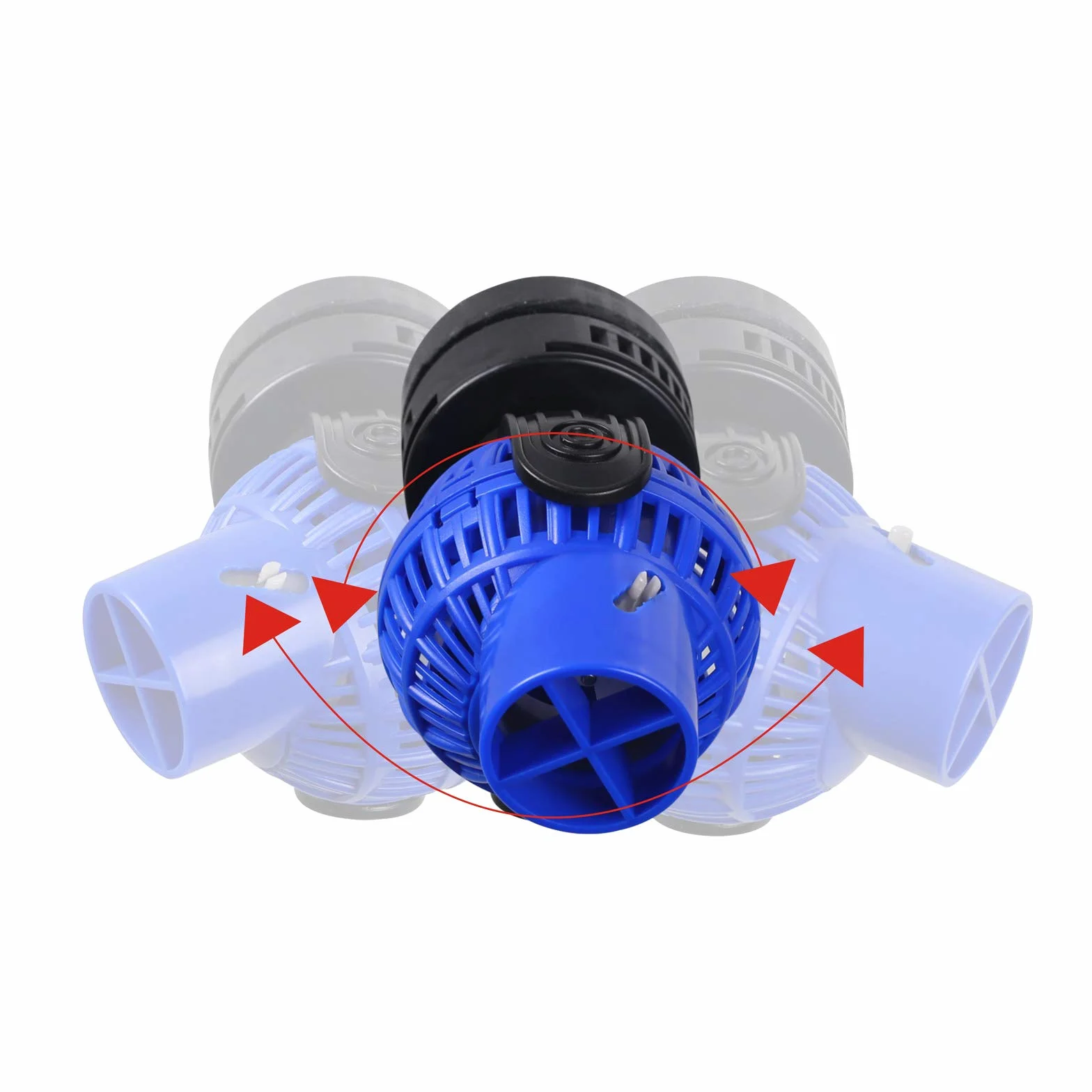 SunSun JVP-132 Pompe de brassage Wavemaker 8000 l/h 12 W fixation par aimant aquarium eau de mer eau douce
