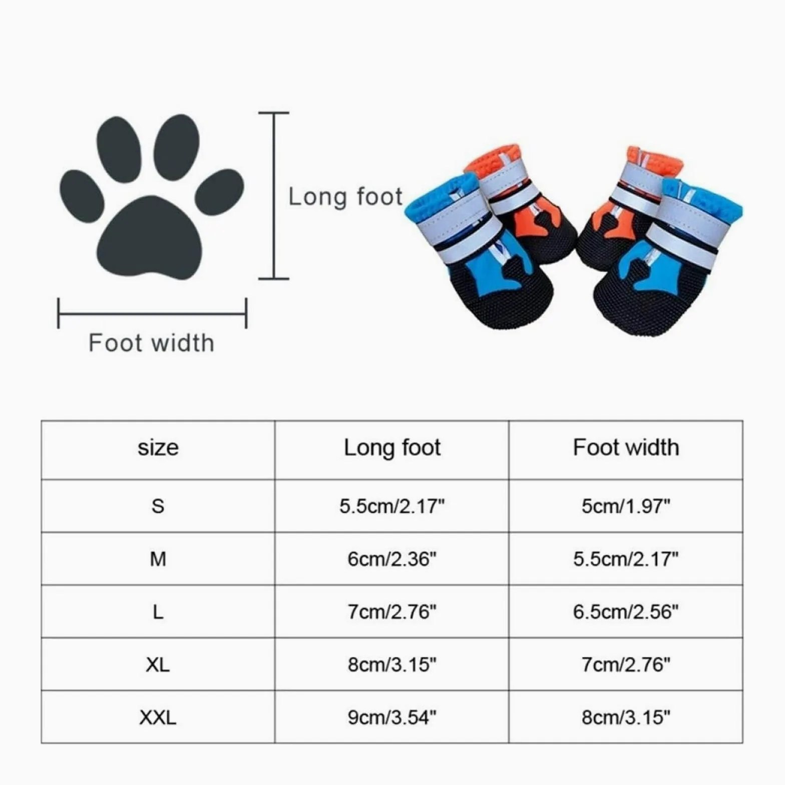 Chaussures pour chien en maille respirante avec sangles réfléchissantes, semelles antidérapantes, protections de pattes réglables pour une utilisation en intérieur et en extérieur (orange, taille M)