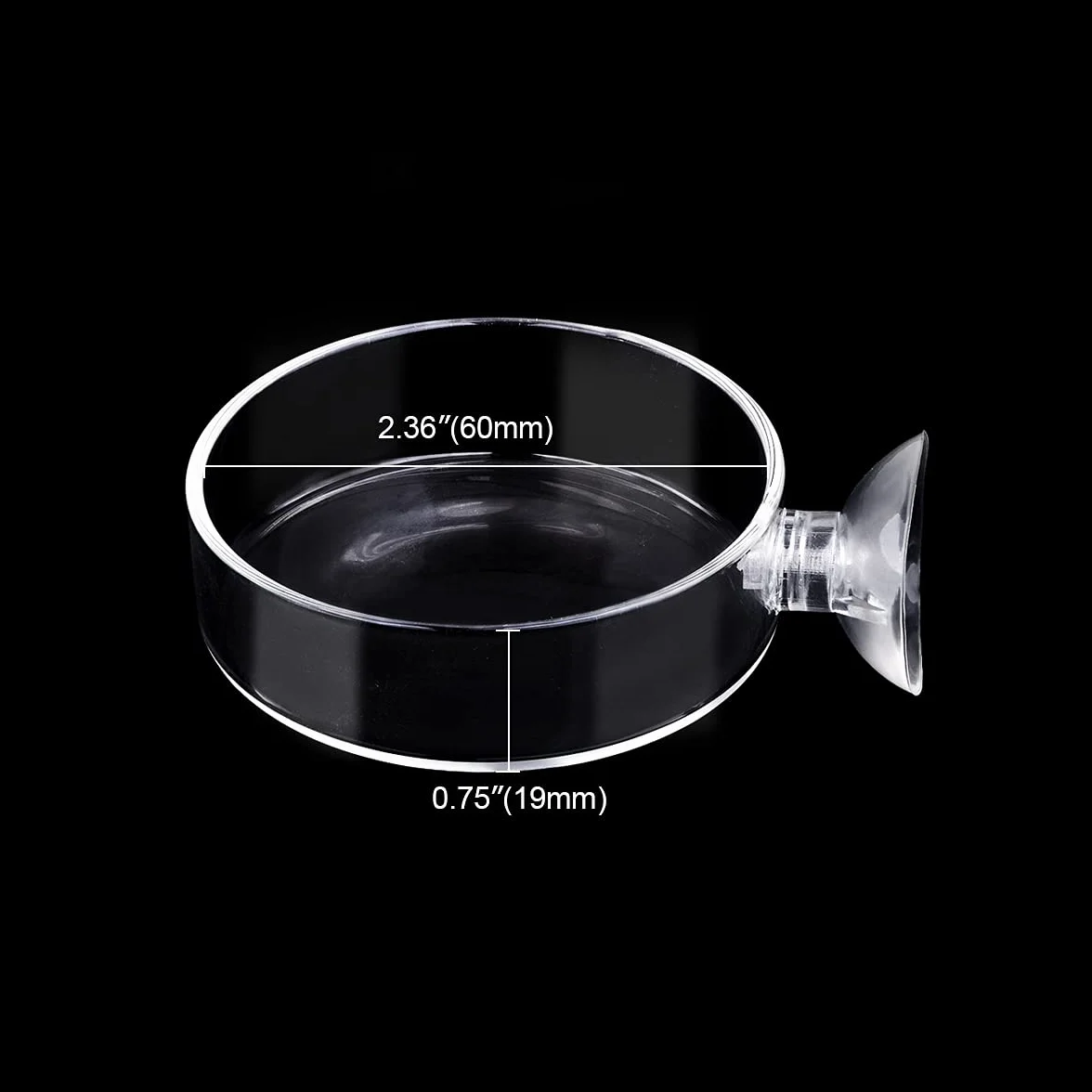 WEAVERBIRD Gamelle aquarium crevettes bol 60 mm