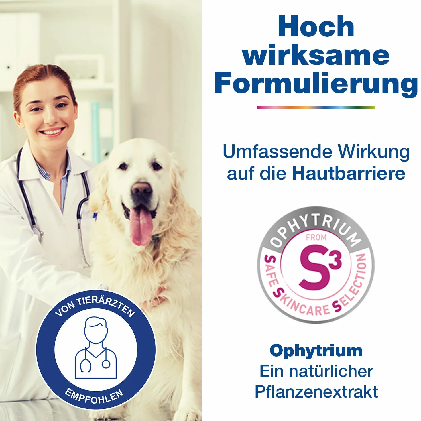 DOUXO S3 Calm Mousse pour chiens et chats - Hygiène des peaux sensibles - 150 ml