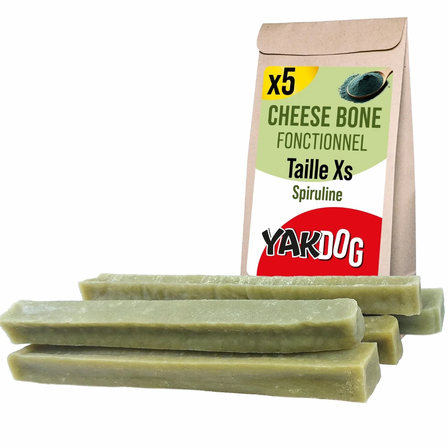Bâtonnets Au Fromage pour Chien SANTÉ+ sans Gluten Spiruline Friandises Longue Durée XS Belgique