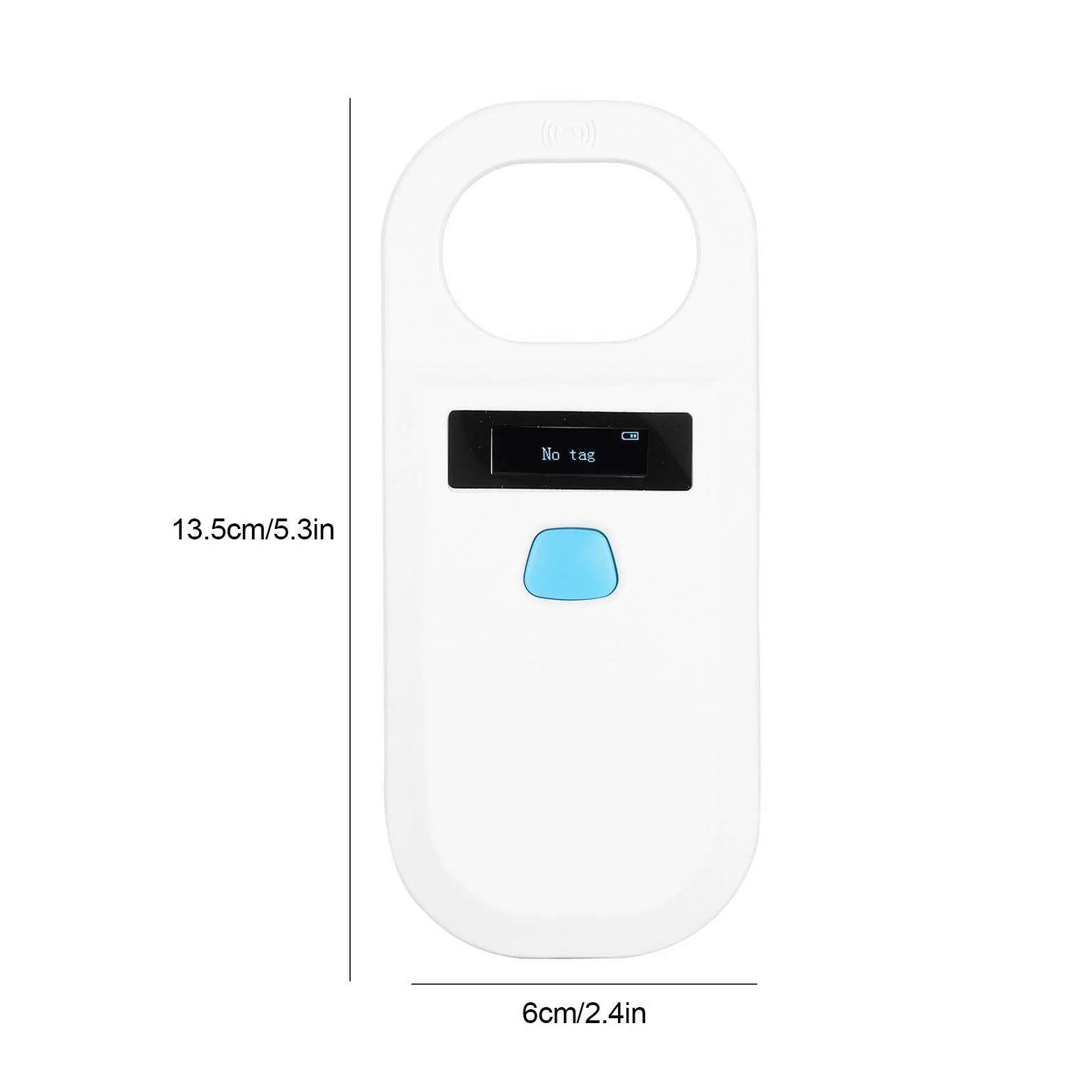 Lecteur d'identification d'identité Scanner de Puce Animaux de Compagnie USB Tenu dans la Main Cheval Portable