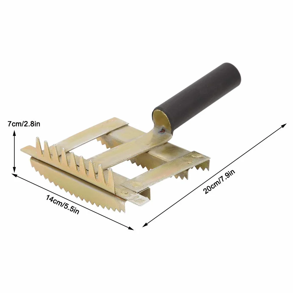 Peigne de mue de bétail, Toilettage Brosse à Cheveux Herse Antiprurigineuse Râteau Outil de Toilettage pour Animaux