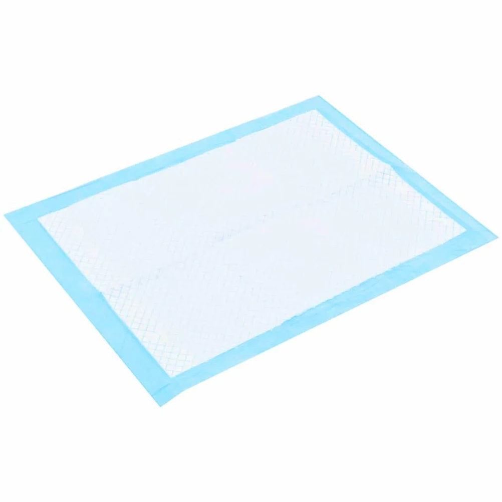 Tapis d’hygiène pour Chiens 100 pcs 45 x 33 cm Tissu Non tissé Absorbant éducateur propreté jetable Protection Sol pour Chiots Incontinence Dressage