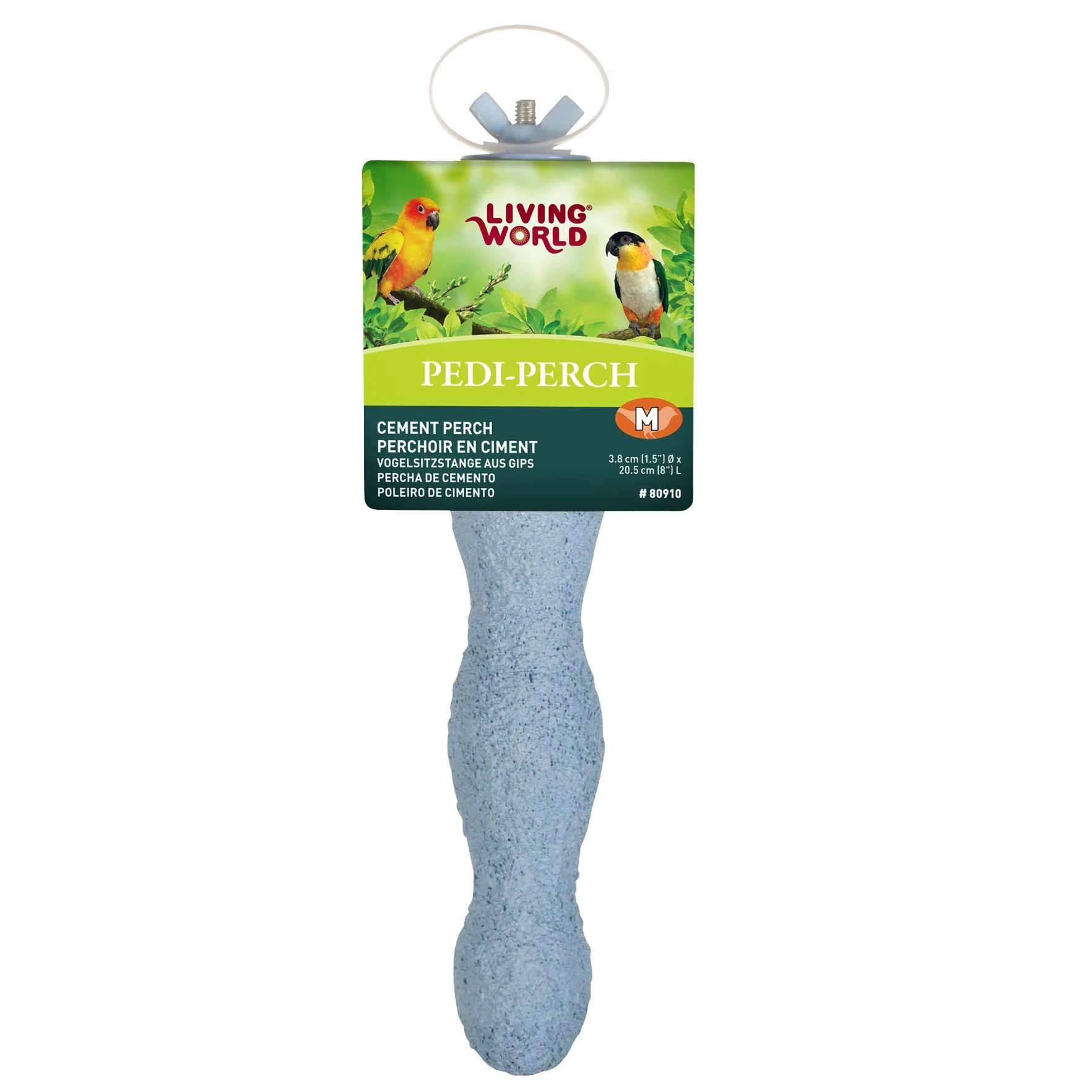 Living World Perchoir pour Oiseux Ciment 20,5 cm