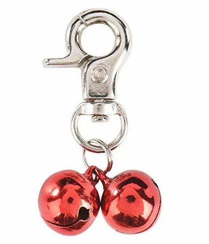 Lot de 2 pendentifs grelots pour collier chien chat