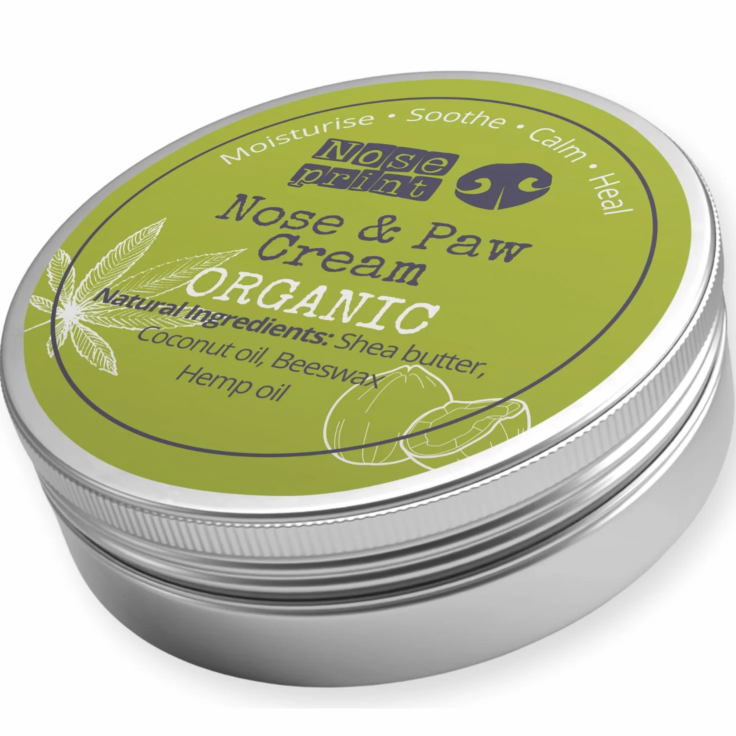 Baume bio 30 ml 100% naturel pour nez et pattes de chien hydratant coussinets secs