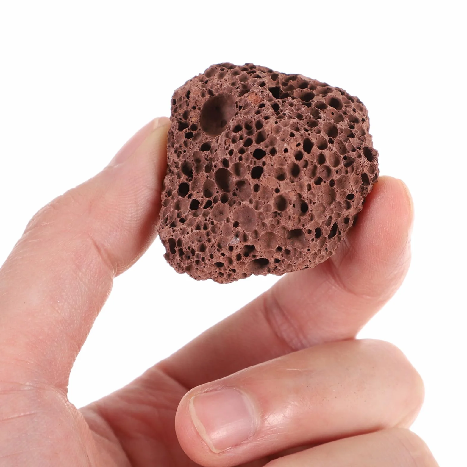 iplusmile Pierre De Lave Volcanique pour Aquarium 6X6X6 Cm Roche Volcanique Naturelle pour Filtration Et Décoration De Réservoir d'eau Douce Et Marine Support De Filtre Et Substrat Aquarium