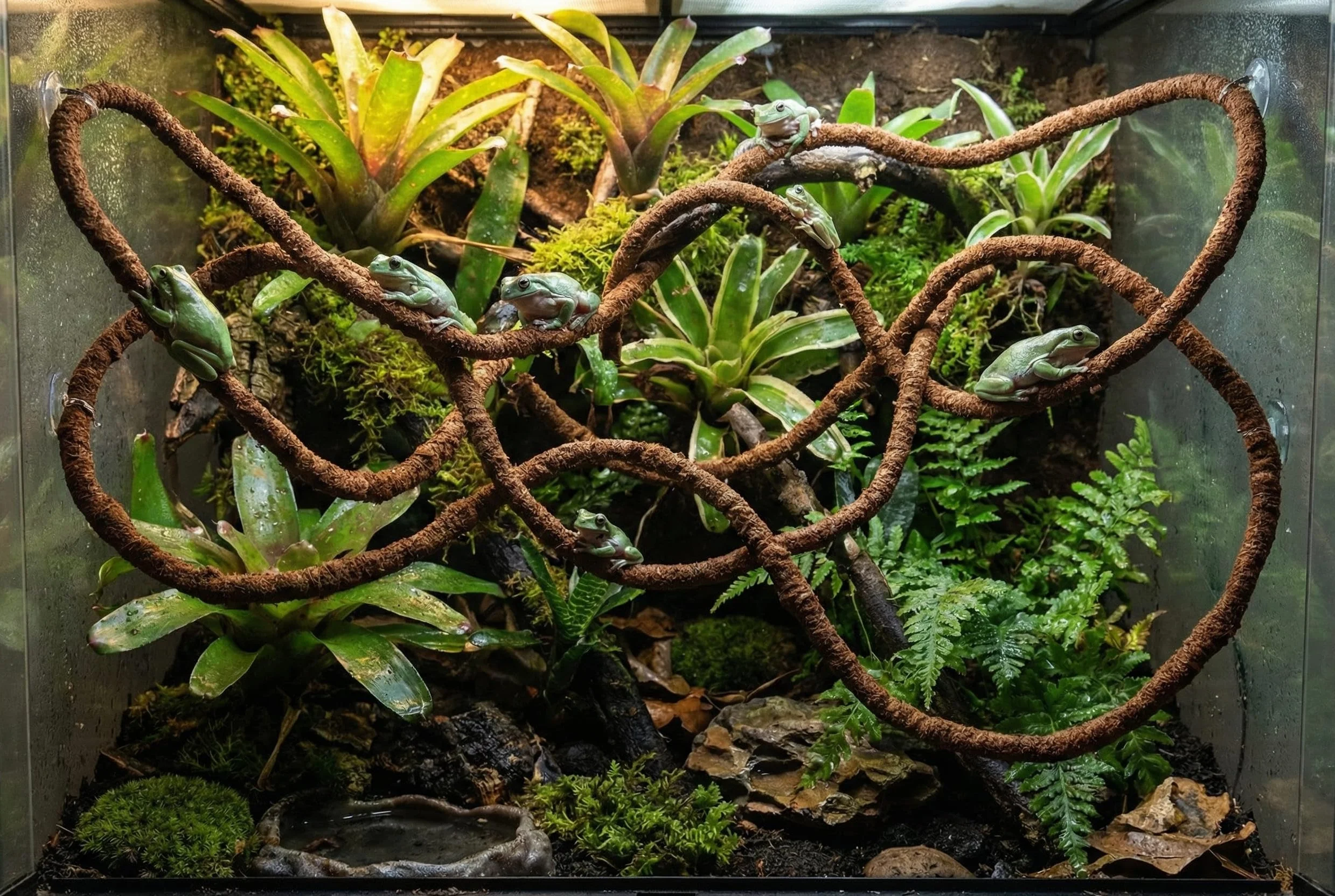 Nature eholic Liane 200 cm flexible fibre de coco pour reptiles