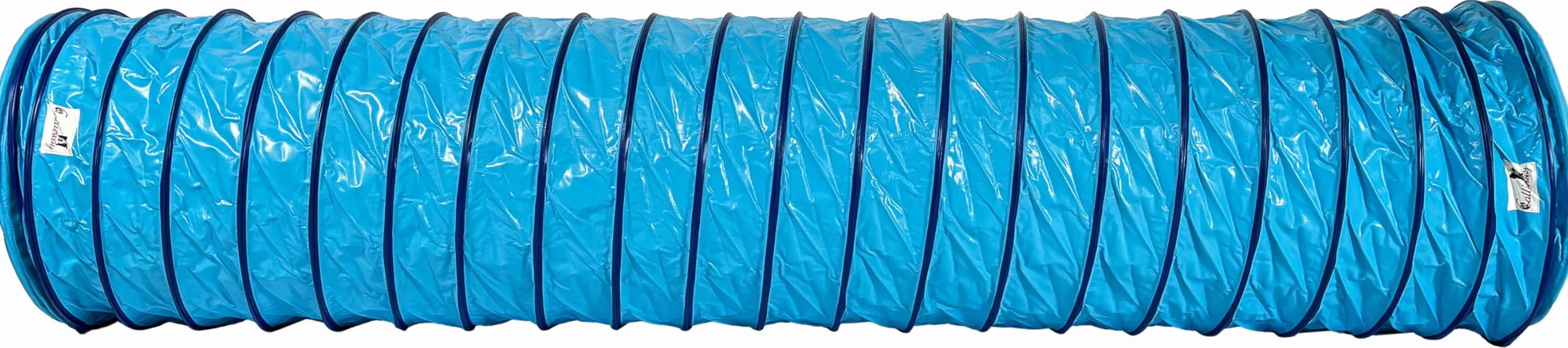 Tunnel d'agility pour chien Callieway® Profi 4m Bleu ciel-Cyan