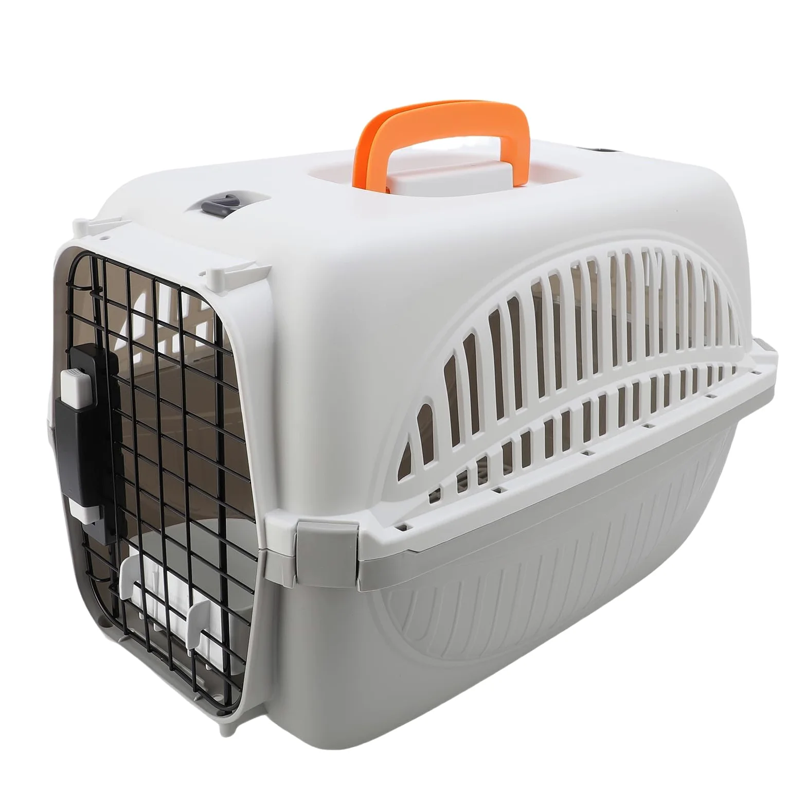 Caisse de Transport Rigide pour Animaux de Compagnie Portable Facile Monter avec Ventilation Renforc e Adapt e Avion IATA Chien Chat