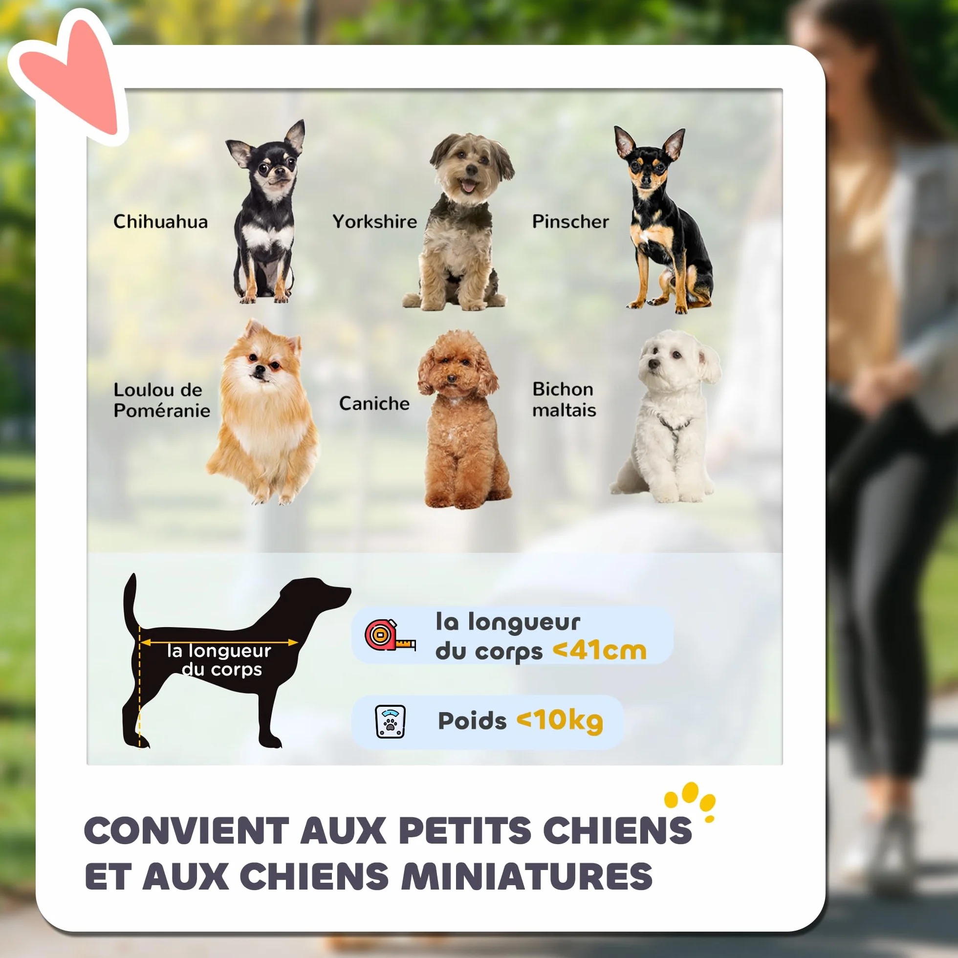 PawHut Poussette pour Chien Pliable 3 Roues Tout-Terrain 25kg Grande Roue 12" Antichoc Légère Chariot Animaux Rouge