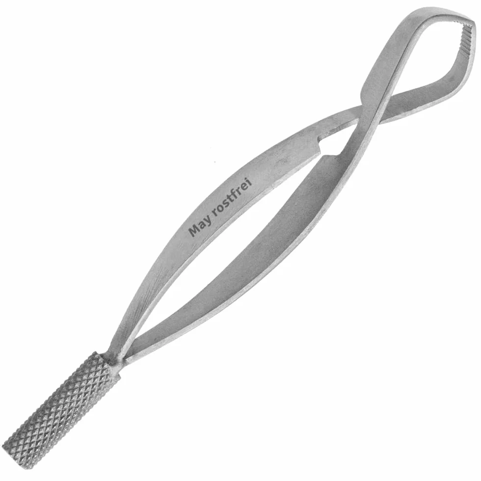 May Pince à Tiques Acier Inoxydable Autobloquante pour Chien & Chat – Pincette Professionnelle pour Retrait Sécurisé des Tiques – Inox & Précise