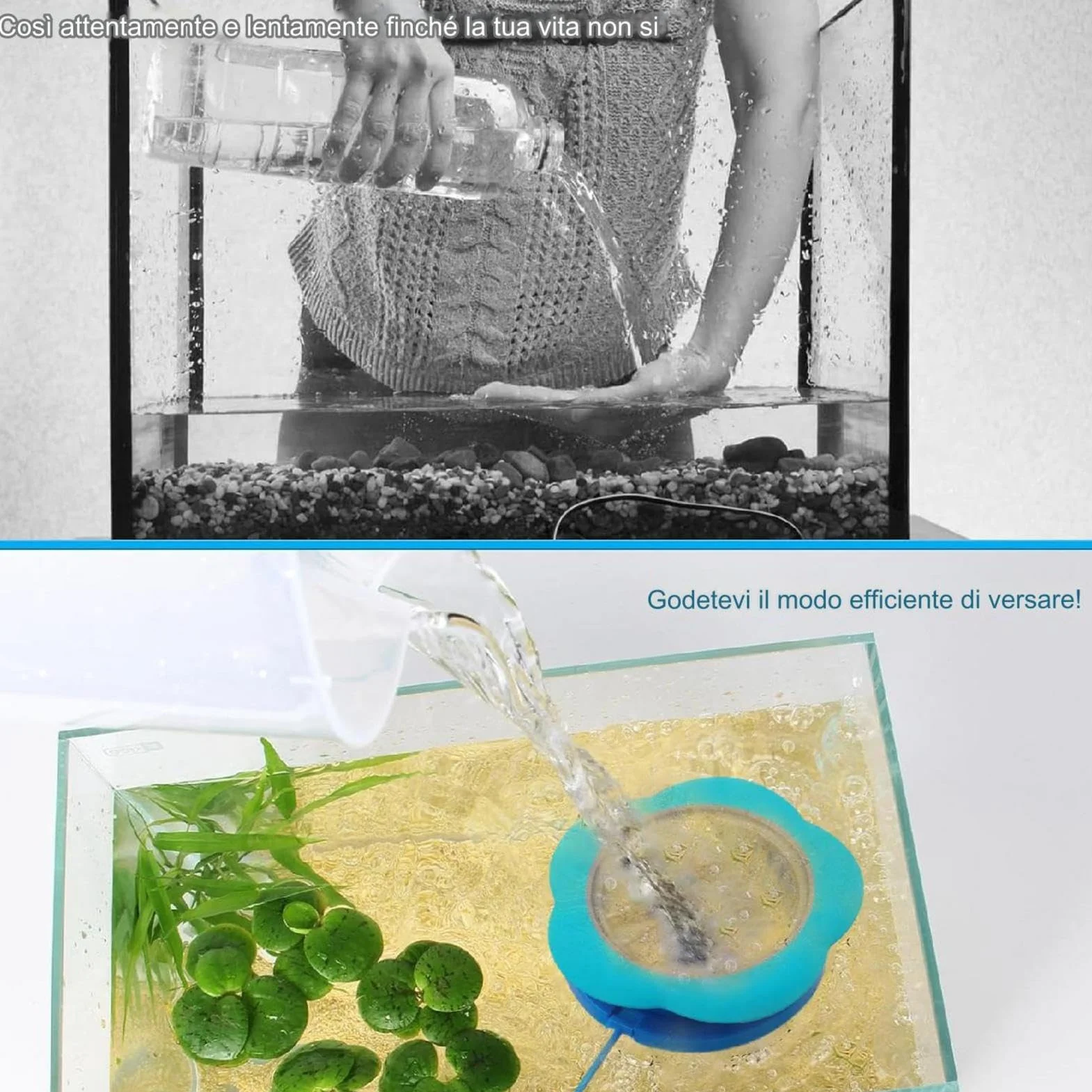 Déflecteur pour débit d'eau d'aquarium - Contrôleur de débit, outil de changement d'eau sûr et inodore