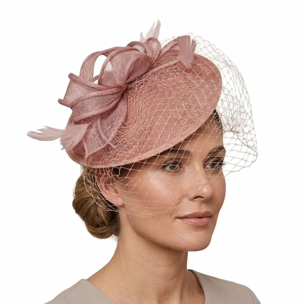 Caprilite Chapeau bibi sinamay soucoupe voile cage oiseaux