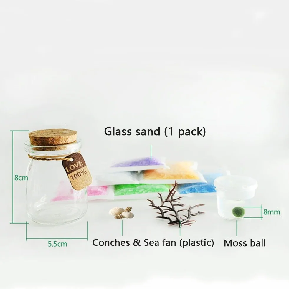 OMEM Marimo Ball Aquarium Kit Blanc Décoration Bureau Maison Cadeaux