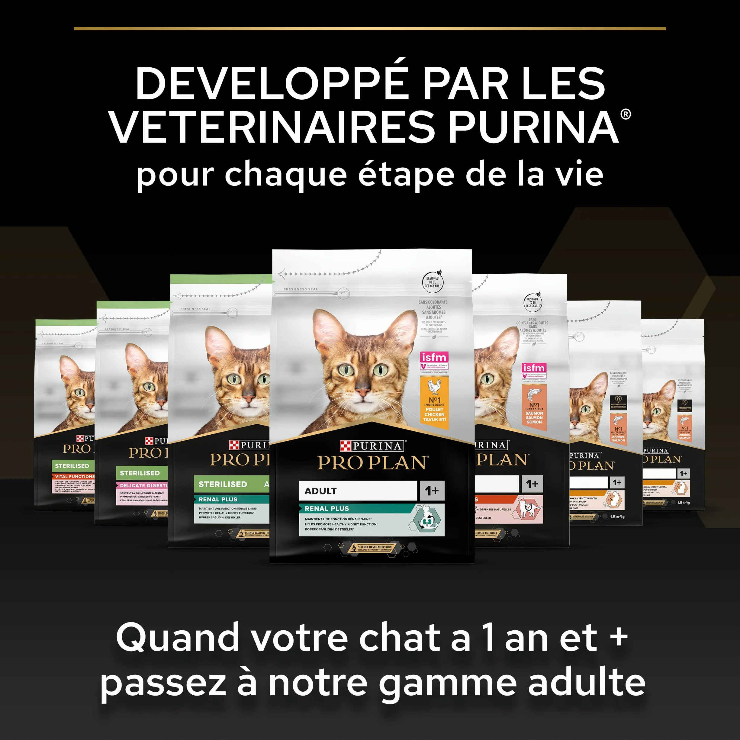 PURINA PRO PLAN Croquettes pour Chaton Stérilisé Saumon 3kg