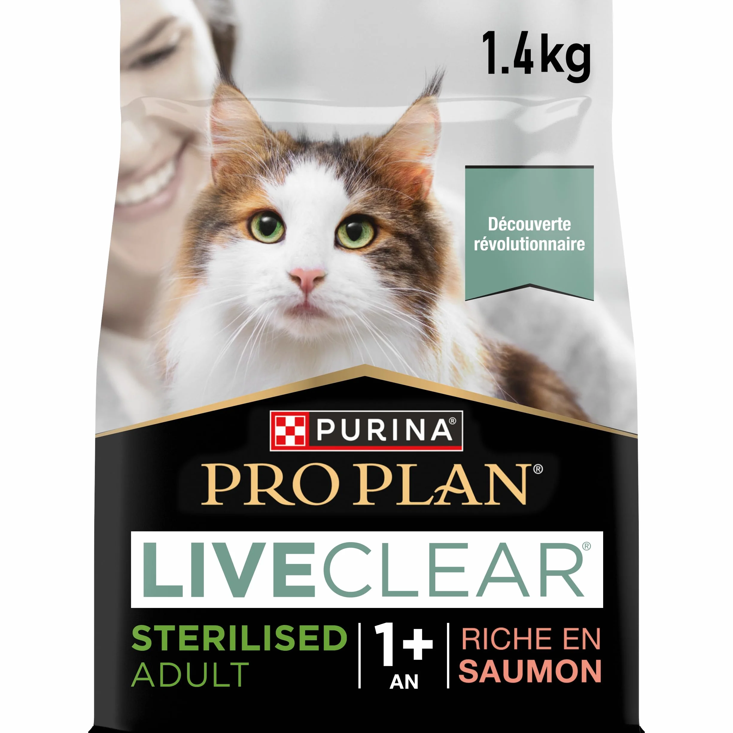 PRO PLAN LIVECLEAR Adulte Stérilisé Saumon 1,4kg