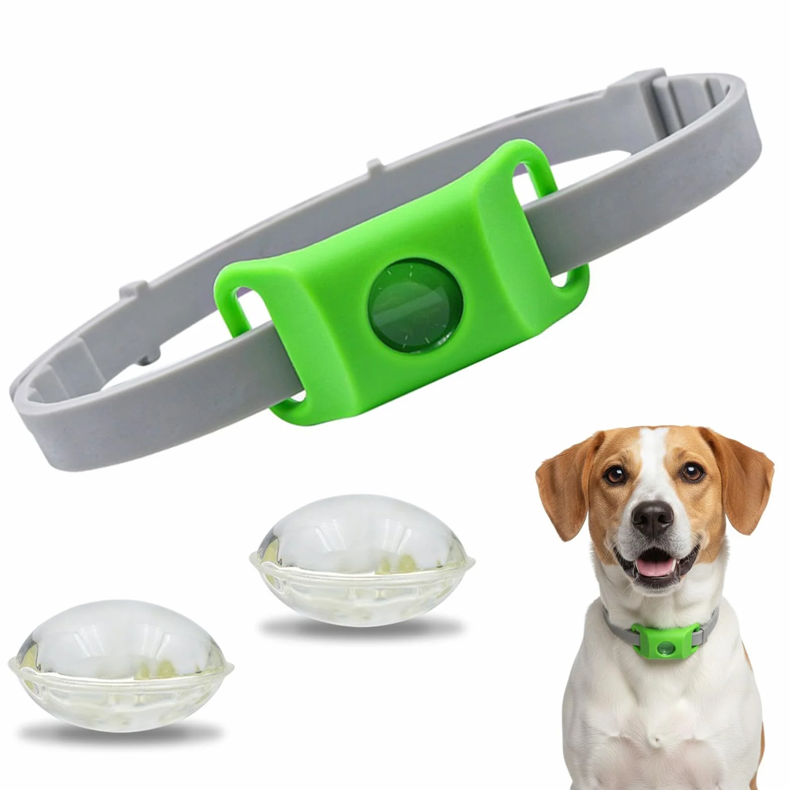 Kanivora Collier Antiparasite Chien 100% Naturali Regolabile Protegge Da Pulci E Zecche