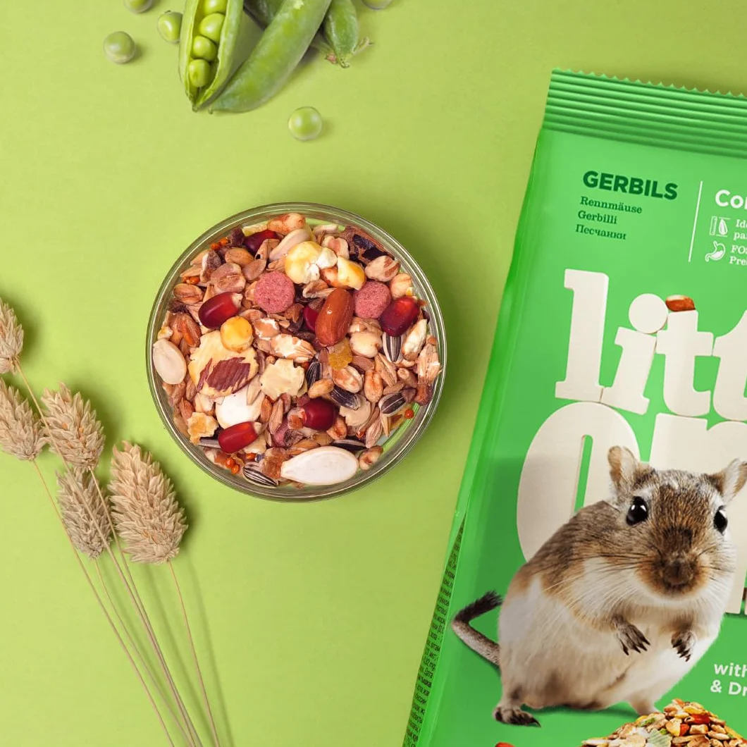 Little One Alimentation complète pour gerbilles 400 g avec Yucca et Bananes séchées