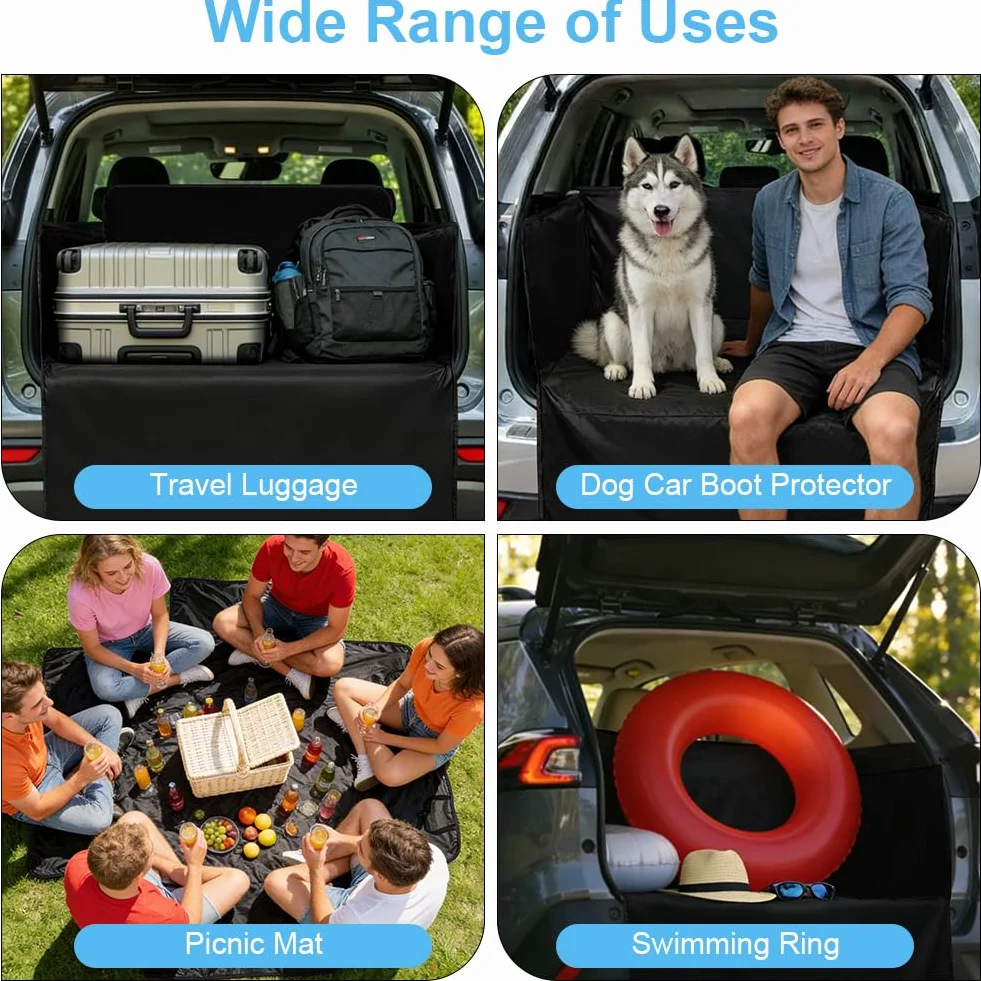 Housse de Protection Voiture Chien AUYAO, Imperméable 180x105cm, pour SUV