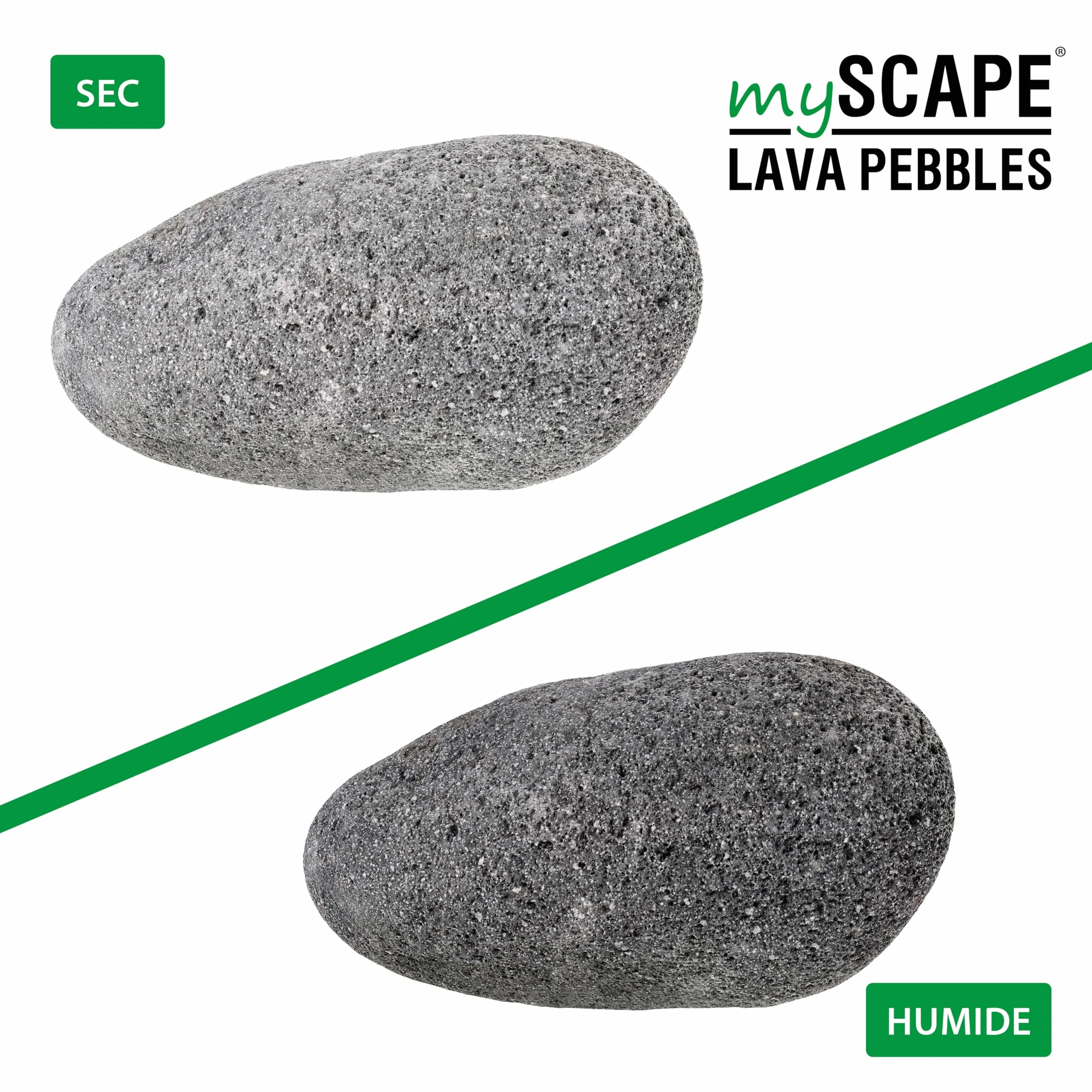 ARKA mySCAPE Lava Pebbles pour aquascaping dans Aquariums d'eau Douce