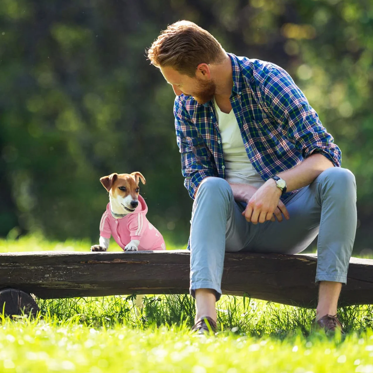 Sweat à Capuche pour Chien Vêtements pour Animaux Pull Automne Hiver Polaire Veste pour Chihuahua Teddy Petits Chiens Taille Moyenne