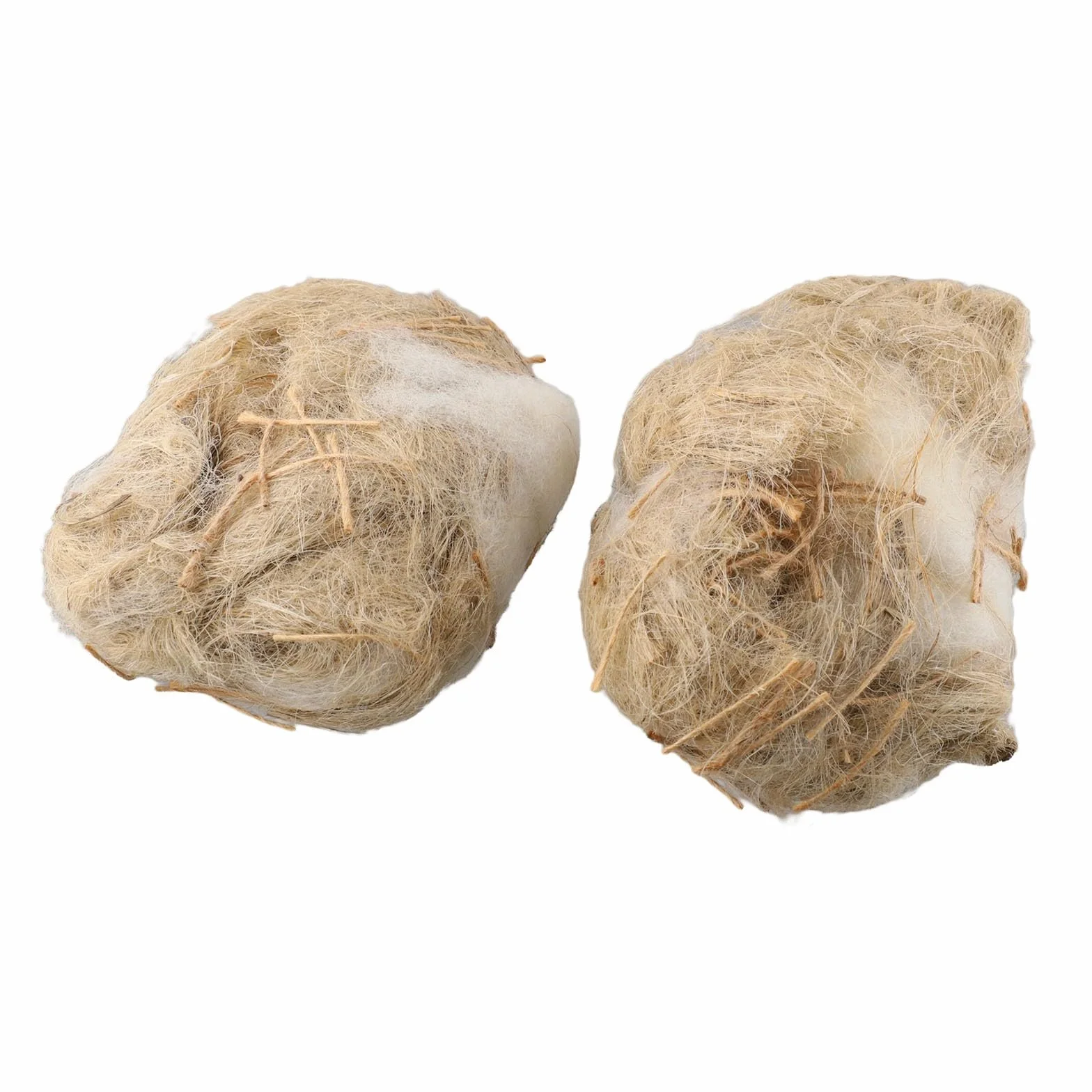 Oniissy Lot de 2 matériaux de nidification pour oiseaux, jute coton 80 g