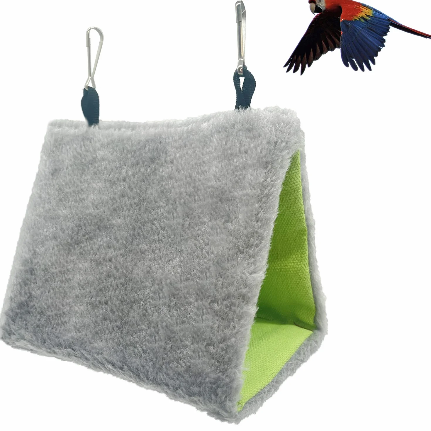 Hamac Nid D'oiseau Hiver Chaud Bird Nest Maison Refuge Suspendu pour Oiseaux Cage Parrot Calopsitte Amazones Cacatoès Canari Jouet
