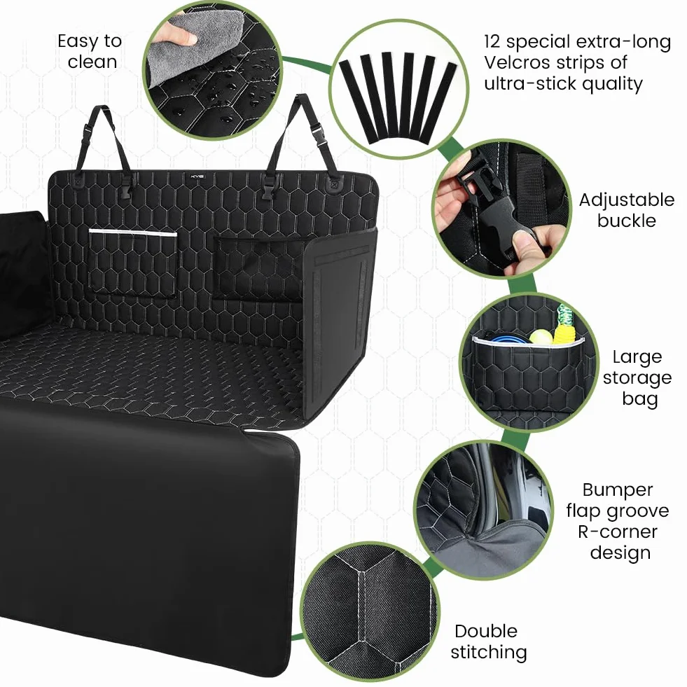 KYG Protection Housse de Coffre pour Chien Imperméable Antidérapant Pliable 195x103cm