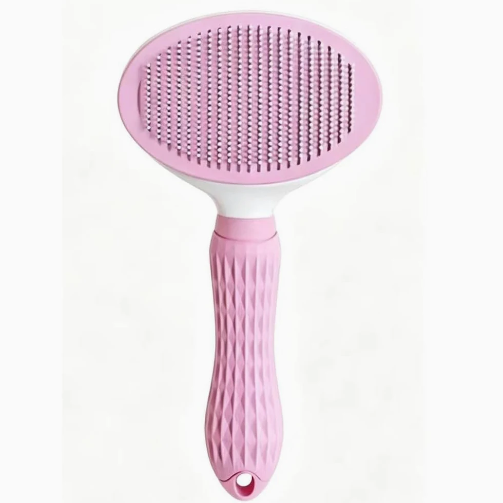 Brosse De Toilettage pour Animaux | Peignage Doux Des Poils Emêlés Et Morts, Outil De Toilettage Pour Animaux À Poils Longs(Pink)