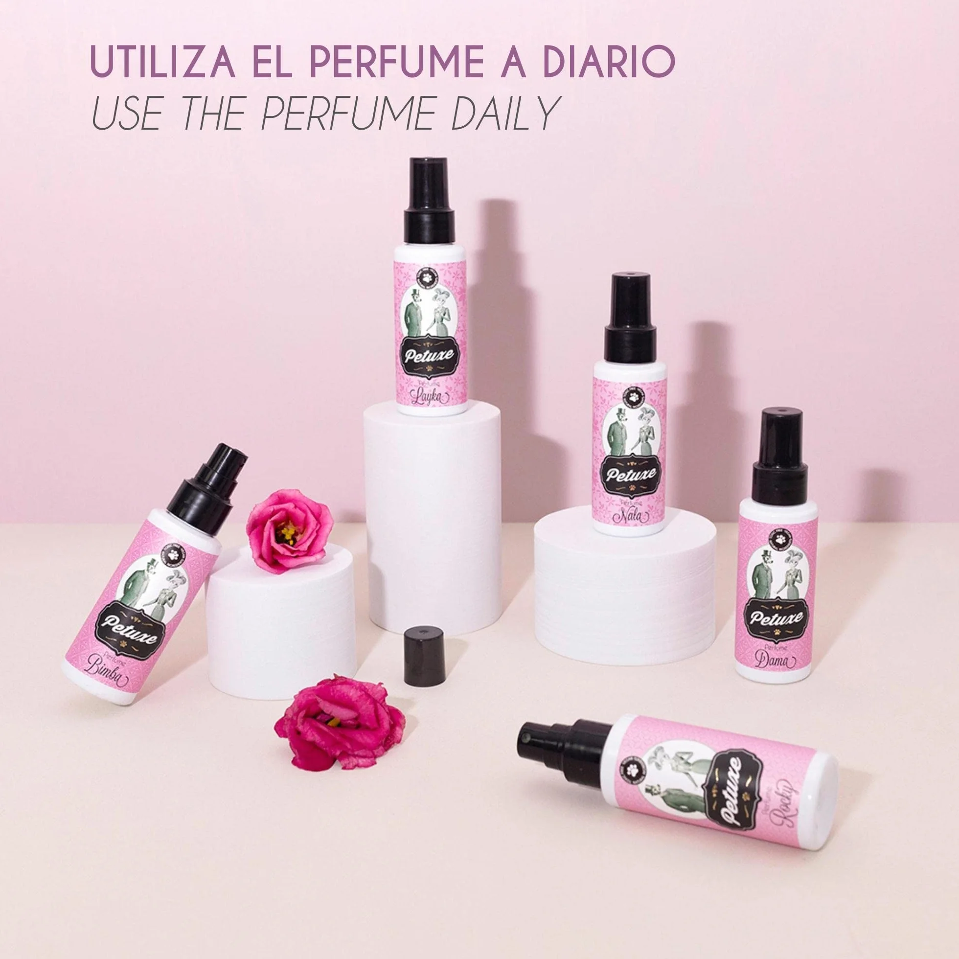 Petuxe Parfum Vegan pour chiens spray de Cologne animaux de compagnie correcteur d'odeurs longue durée