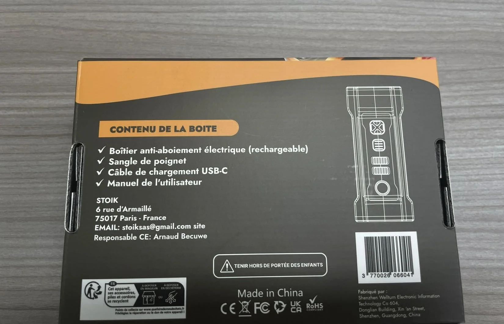 Anti Aboiement Chien Ultrason Dispositif Dressage sans Collier Électrique Portatif pour Petit et Grand Chiens