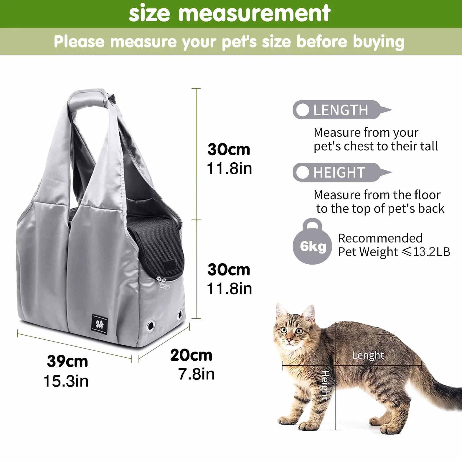 PETCUTE Sac Transport Chat Chien Respirant avec Tapis Solide et Sangle Sécurité