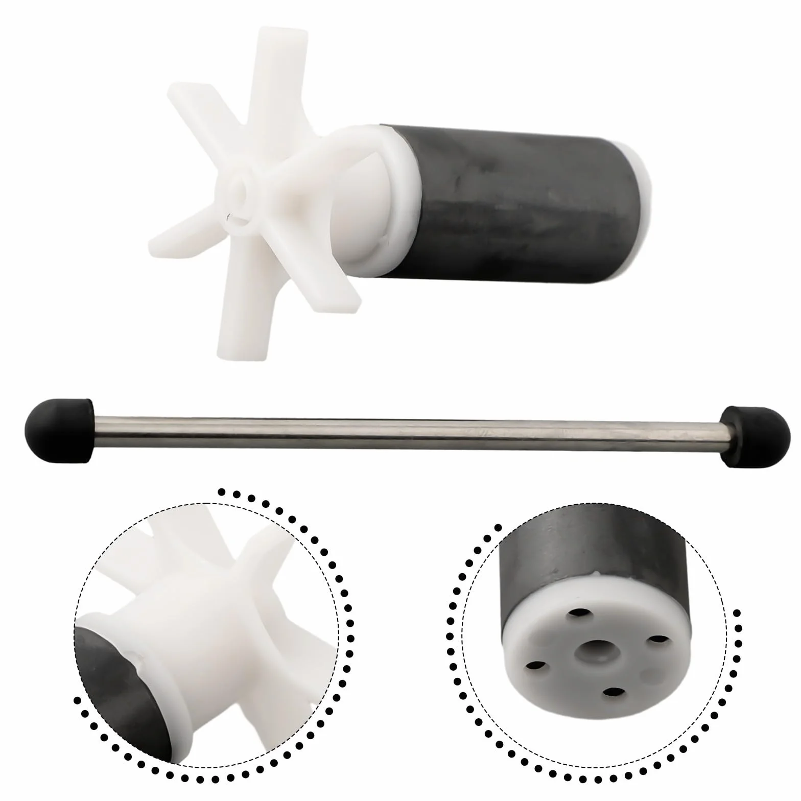 Turbine de pompe à eau, pour rotor avec kit de joint gratuit, kit de réparation optionnel (#2)