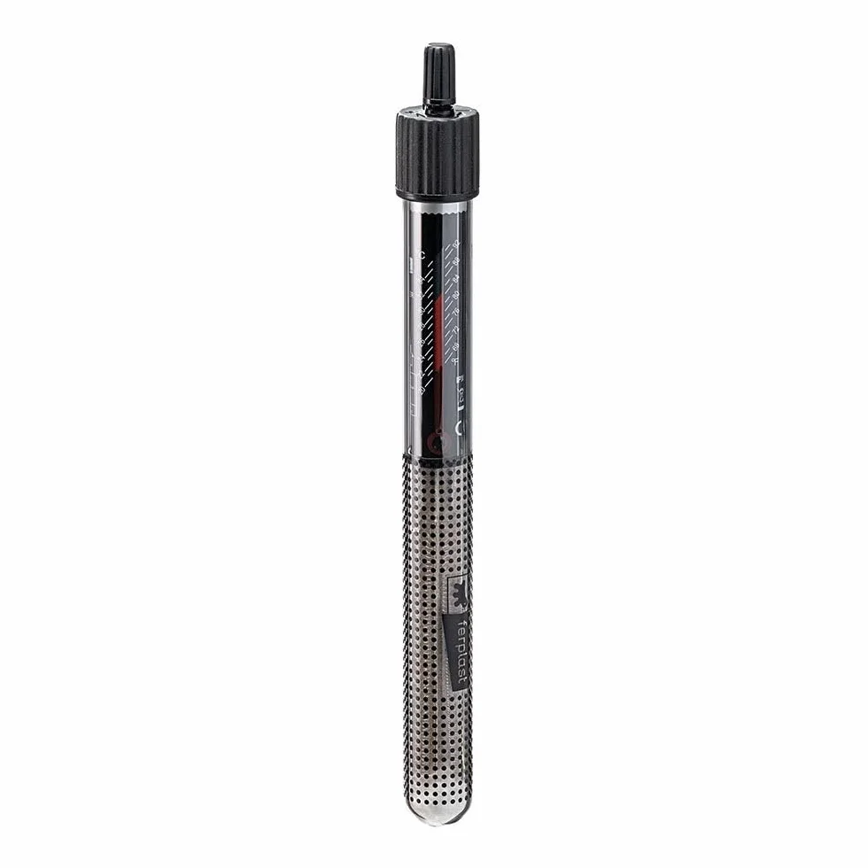 Hydor Aquarium 60L Complet pour Poissons Tropicaux ou d'Eau Douce avec Lampe LED, Filtre 3 Étapes, Chauffage, 60 x 31,5 x 39,5 cm Noir