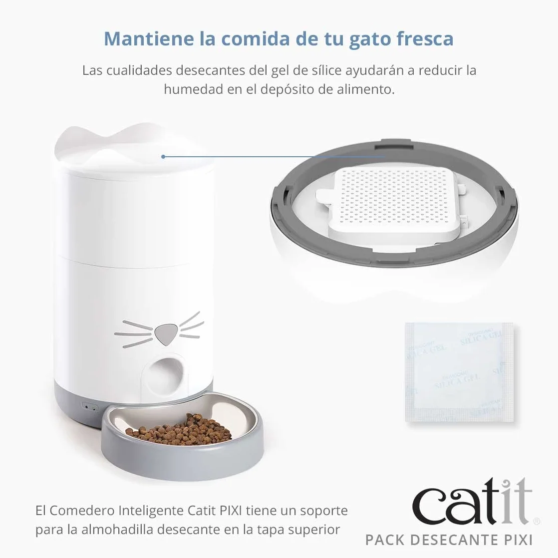 Catit PIXI Smart Feeder Lot de 3 tampons déshydratants de rechange blanc