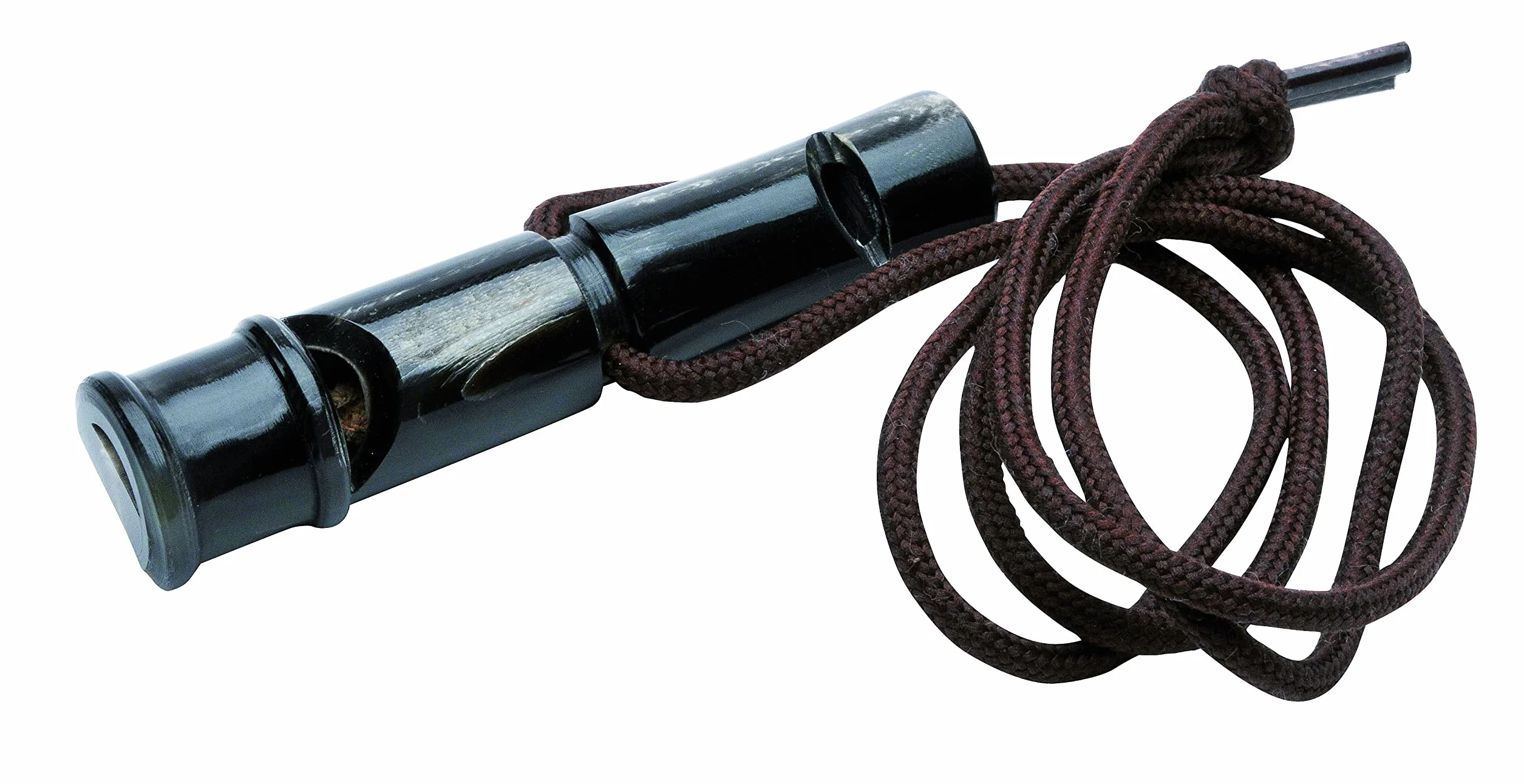 Sifflet Buffle Dressage Chien 9cm Noir