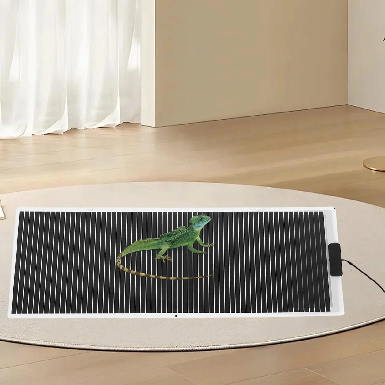 GANAZONO Tapis Chauffant pour Terrarium avec Thermostat Réglable 31.50x11.14In Chauffage Rapide pour Reptiles